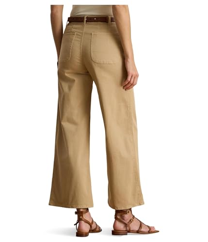 Lauren Ralph Lauren Women's Stretch Chino Wide-Leg Cropped Pants2