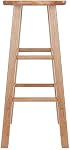 Winsome Element 2pc Set 29" Bar Stool, Natural Finish
