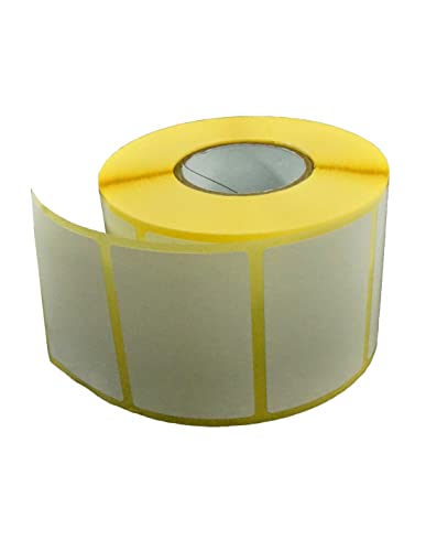 Netuno 1 rollo de etiquetas térmicas autoadhesivas blancas 60 x 40 mm núcleo de 40 mm 1000 unidades por rollo para impresoras envío códigos de barras precios cajas frascos logística embalaje casa
