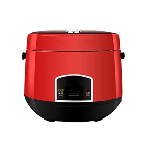 JSMY Edelstahltopf,Slow Cooker,Reiskocher,Dampfgarer EIN-Knopf-Koch Perfekter Reis in Minuten-für 2-3 Personen