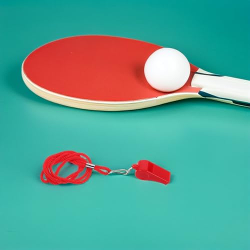 Set de 20 silbatos deportivos plásticos con cordones miniatura 5