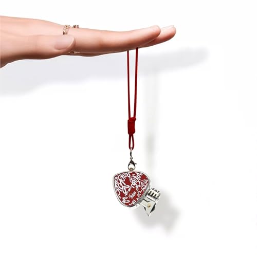Encendedor metal rojo recargable con rueda de molienda miniatura 5