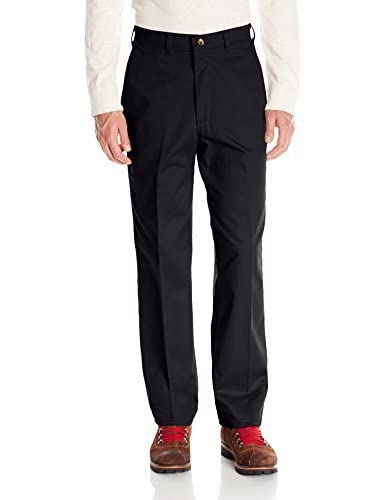 Red Kap Mens Plain Front Pocket 100% Cotton Work Utility Pants, Black, 33W X 34L Us #TOP1