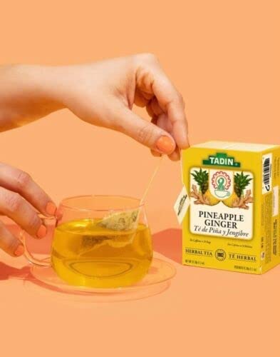 Miniatura 2 de TADIN PIÑA JENGIBRE 24 BOLSAS 1.1oz