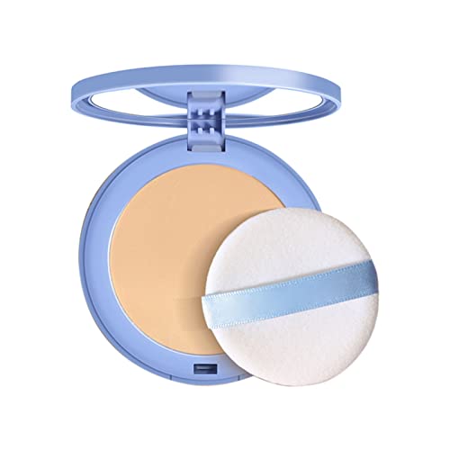 Pastel de polvo sedoso resistente al agua, maquillaje natural, corrector natural de larga duración, control de aceite de larga duración, polvos de ajuste, tamaños de viaje, productos cosméticos para