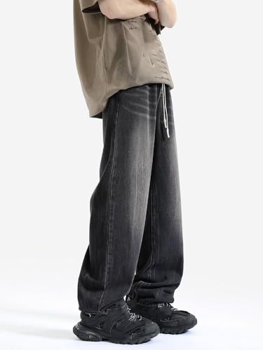 Men's Pants Light Jeans Loose Straight Trouser for Man4