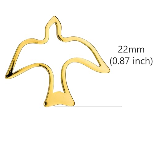 Image of Catholic Town Holy Spirit Dove Lapel Pin, Gold Tone (HSP-G)