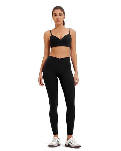 MOOSLOVER Women 2 Piece Yoga Set High Waist Leggings and