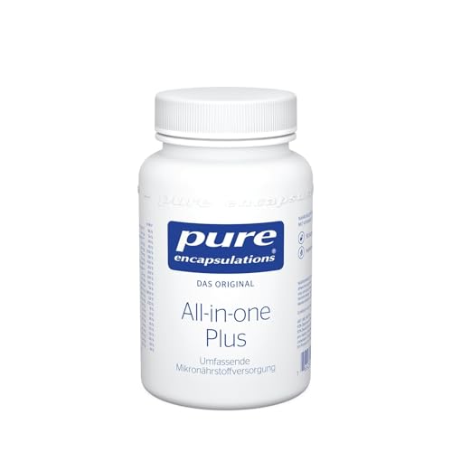 Pure Encapsulations - All-in-One Plus - Multivitamin - B-Vitamine, Vitamin C, D und A, Biotin, Zink, Magnesium, Selen, Jod - Vitamine, Mineralstoffe & Nahrungsergänzungsmittel - 90 Kapseln