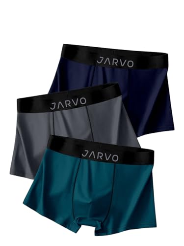Image of JARVO Men's Nylon Fabric Printed Underwear - Comfortable, Breathable, and Stylish Printed Briefs-Pack Of-3-JI-0789