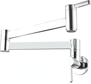 Gszcczs Doppelgelenk Pot Filler Küchenarmatur Chrom