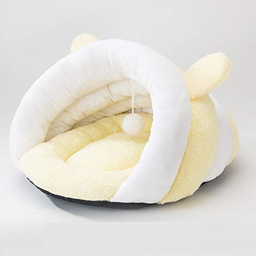 Lit pour chat avec coussin moelleux et double cave 50x48 cm - 2