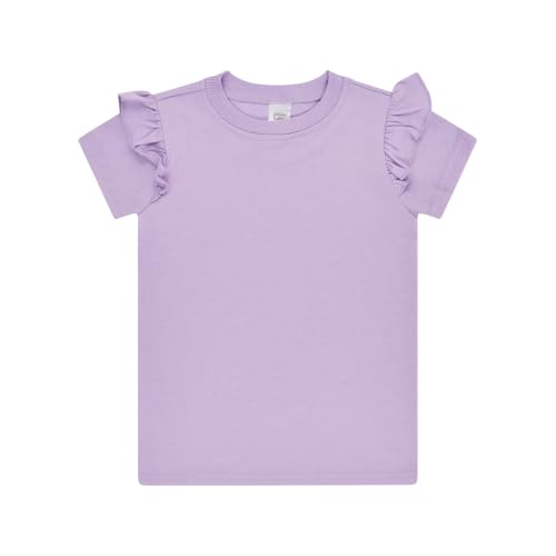 Image of Cudlie 5-Pack Toddler /Baby Girl Short Sleeve Tops - Premium Quality Shirt Tops for Lightweight Comfort and Style.