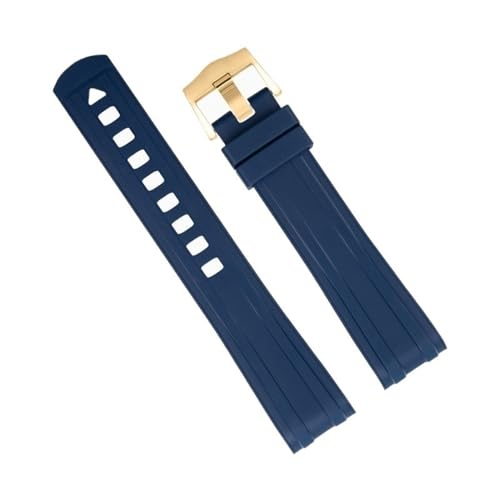 Bracelet FKM 20mm en caoutchouc fluoré de haute qualité pour montre Omega Seamaster 300