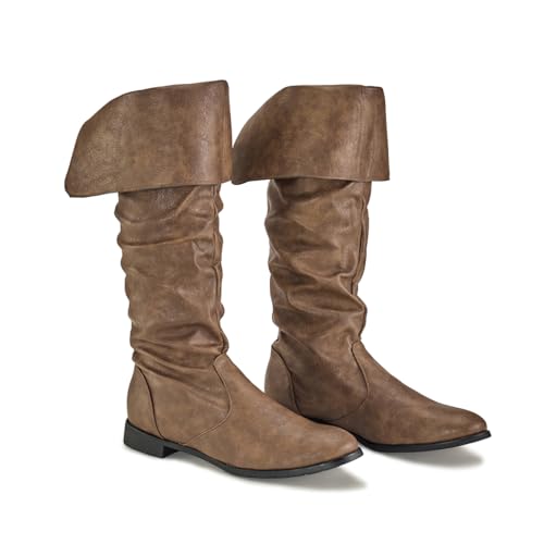 Dunhao Cos AY21072601- BROWN US 10.5/CH 43 Medieval Male And Female Renaissance Pull thumb #1