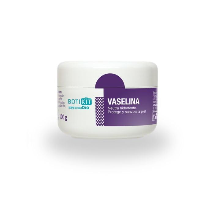 Biotikit Vaselina Pura, Hidratante Neutra, Protege y Suaviza la Piel, 100g
