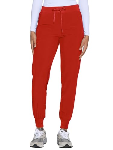 Image of COZYFIT Womens Scrub Pants - Soft Stretch Yoga Style with 5 Pockets, Slim Fit Jogger Scrubs Pants for Women