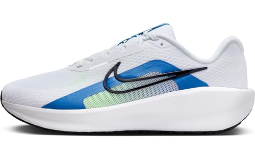 Nike Downshifter 13 Wide-White/Black-Star Blue-Green STRIKE-FJ1284-103-11UK (B0CT8HFCN2) Amazon Price History, Amazon Price Tracker
