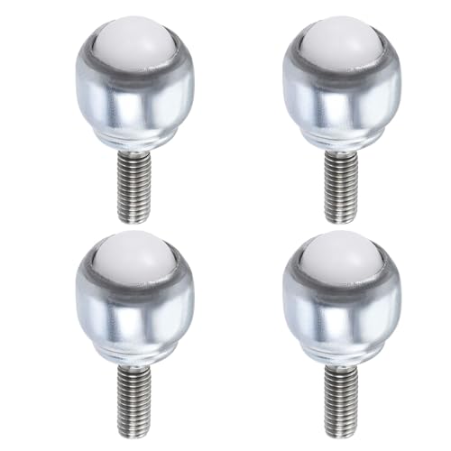 Tool Parts and Accessories Ball Transfer Bearing Unit 12mm 17Lbs Nylon Bolt-Fixing Type 4pcs (#CN-140824-01946)