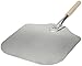 Kitchen Supply 14-Inch x 16-Inch Aluminum Pizza Peel with Wood Handle