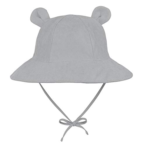 Image of Zando Baby Toddler Sun Bucket Hats Wide Brim Beach Hats Infants Girls Cap Sun Protection Summer Kid Hat