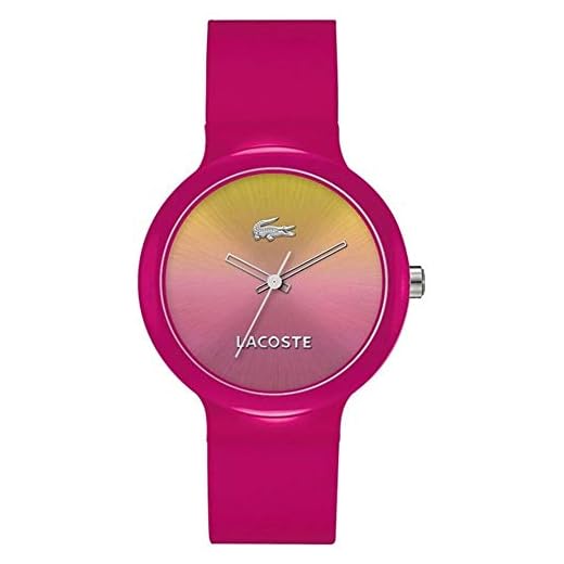 Lacoste Goa - Reloj para Mujer, con Correa de plástico, de Color Multicolor