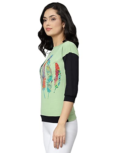 Image of DHRUVI TRENDZ Animal Print Regular Fit Jeans Korean Western Tops for Women Stylish