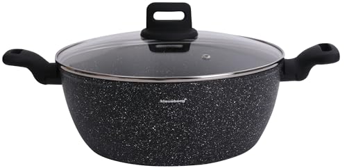 Cacerola antiadherente KLAUSBERG KB-7672 de 28 cm que evita que la comida se pegue 2