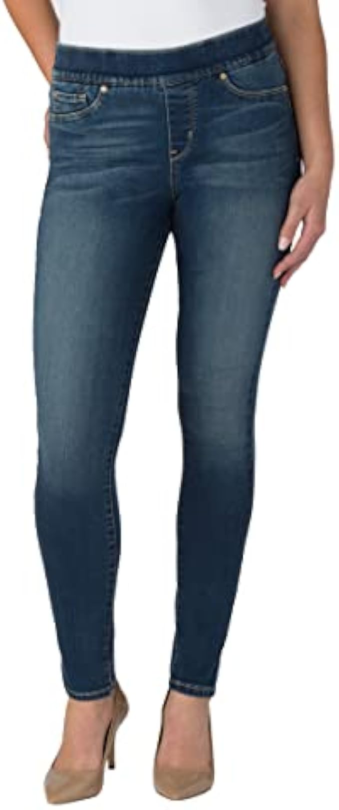 Signature by Levi Strauss & Co. Gold Label Women's Totally Shaping Pull-on Skinny Jeans (Available in Plus Size)