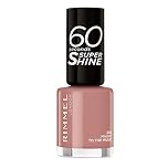 Rimmel 60 Seconds Super Shine Nail Polish, Mauve to the Music, Quick-Dry Nail Polish, Ultra-Shiny Finish, Easy to Apply, Vibrant Colour, Long-Wearing, Clean and Improved Formula, Vegan, 8ml