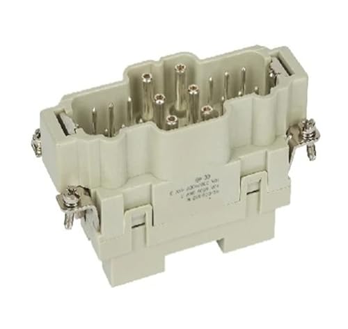 Inserto macho Han K6/12-M para sustituir y reparar conectores HDC HK-006.1/12-M averiados