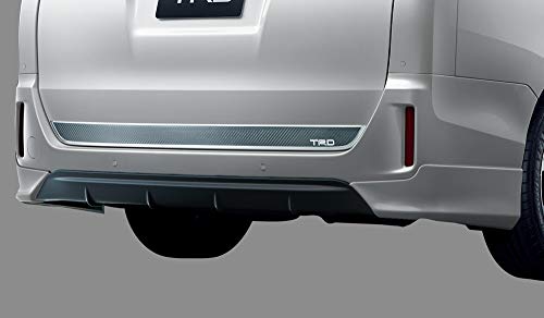リアプロテクター リアバンパースポイラー　ブラック Amazon.co.jp: TRD ノア ZRR8#W/ZWR80W 後期 リヤバンパー