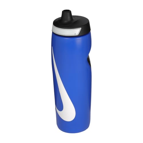 Image of Nike REFUEL BOTTLE GRIP 24 OZ - GAME ROYAL /BLACK /WHITE, 709 ML