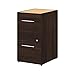 Office 500 16W 2 Drawer File Cabinet in Black Walnut - Engineered Wood