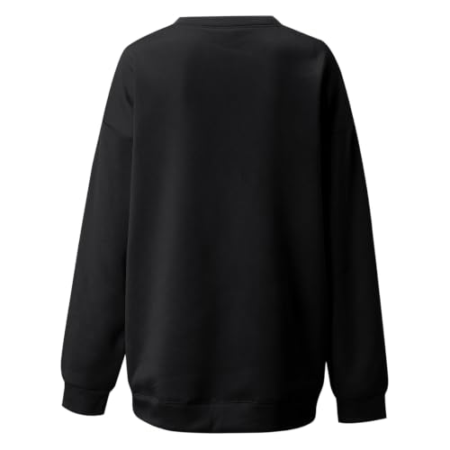 Christmas Sweatshirts for Women Santa Graphic Crewneck Holiday Pullover - image 4