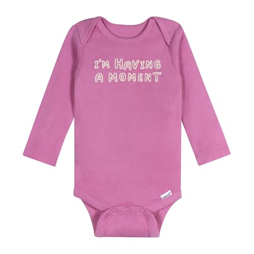 Image of Onesies Brand Unisex Baby 6-Pack Long Sleeve Bodysuits - Breathable Cotton One-Piece Outfits for Newborns & Infants