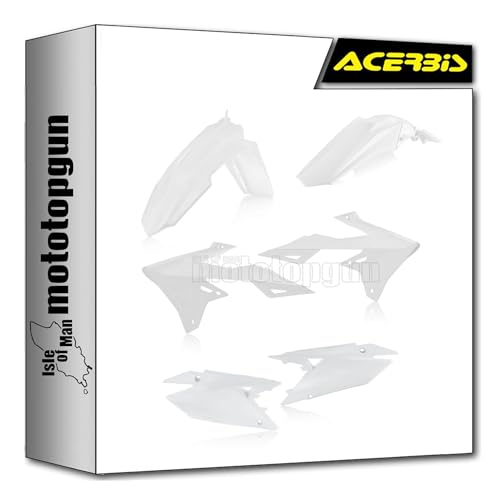Cache carénage blanc Acerbis 0023066.030 réparez vos plastiques Suzuki RM-Z 450