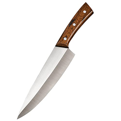 XiaoYao Professional Kitchen Chef's Knife 8 Inch,Stainless Steel Sharp Blade,For Cutting Meat,Chopping, Slicing,for Dealing with Meat, Fruit and Vegetables Comfortable Handle