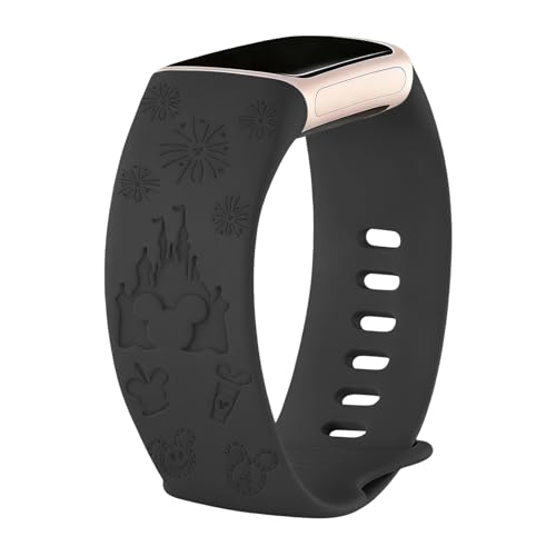 Kimiyaki�A�j������o���h Fitbit Charge 6�o���h/Fitbit Charge 5���f�B�[�X�p ���킢���\�t�g�V���R���X�|�[�c�X�g���b�v Charge 6/5�p