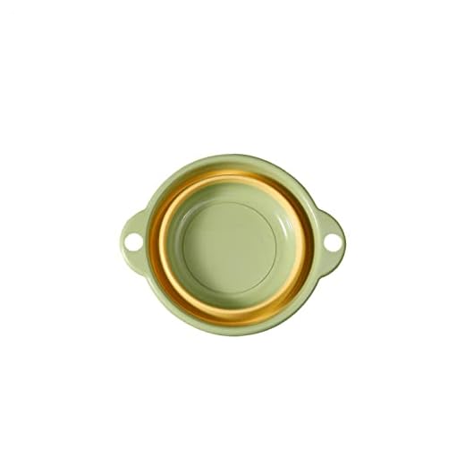 Collapsible Wash Basin Foldable Design Portable Durable PP TPR Material Glossy Surface Wear Resistant Wash Basin (Green)