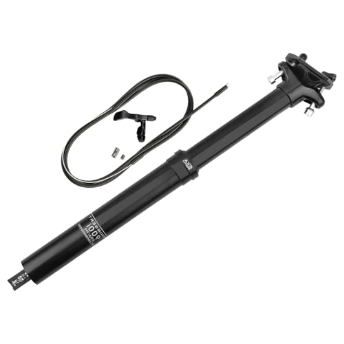 Tige de selle télescopique en aluminium pour vélo de route et vtt de 30.9 et 31.6 mm