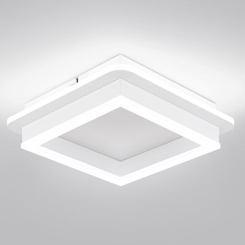 CANEOE 24W Square Hallway Light, Modern Flush Mount Led Ceiling