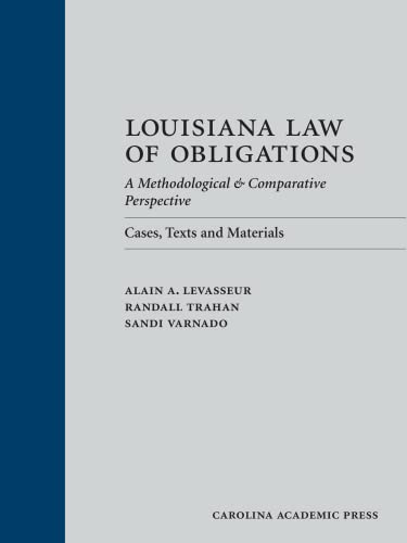 Louisiana Law of Obligations (Paperback): A Met... 1531022448 Book Cover