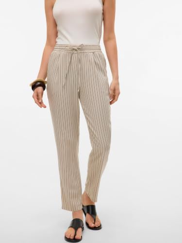 VERO MODA Vmjesmilo Lin Mw Ankle Pants WVN Noos – Ansicht 6