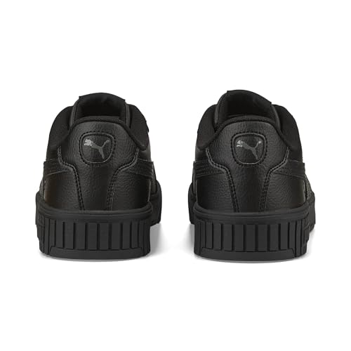 Image of Puma Womens Carina 2.0 Black-Black-Dark Shadow Sneaker - 5 UK (38584901)