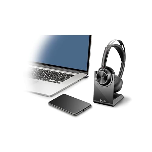 Poly 213727-02 Voyager Focus 2 Uc Usb-A Headset With Stand (Plantronics) - Bluetooth Stereo Headset thumb #2
