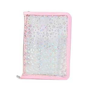 Generisch Transparenter Schnellhefter Holographisch Rosa Reißverschluss