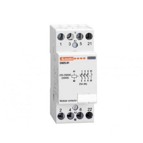 Contacteur tripolaire Lovato 24 A haute performance pour automatisme industriel