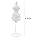UCanaan 5 PCS Doll Dress Form Cloth Gown Plastic Demountable Display Support Holder Mannequin Model Stand Accessories for Doll Dresses