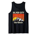 Silver City New Mexico Retro City State Vintage USA Tank Top